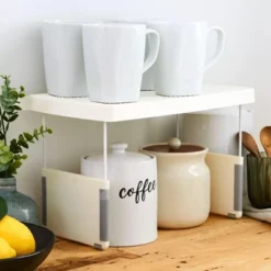 The Lakeside Collection Adjustable Shelf Riser 14 The Lakeside Collection Adjustable Shelf Riser -The Collective Goods GUEST 7197e5b7 28ce 489a 9fd3 b3978213a42e