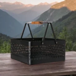 The Lakeside Collection Metal Storage Basket -The Collective Goods GUEST 737eb76c 7040 49d5 8ece f5f841a6a478