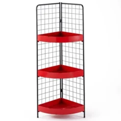 The Lakeside Collection 3-Tier Metal Corner Shelves -The Collective Goods GUEST 74198bc1 c773 46cf 8fe1 819a0f97f68e