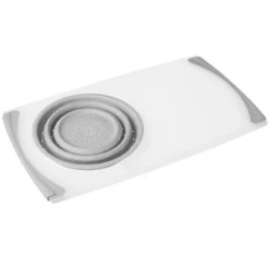The Lakeside Collection Nonslip Over-the-Sink Cutting Board With Colander -The Collective Goods GUEST 752093bb 60be 4cc3 8116 4430a1c416e1
