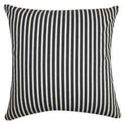 Black Ticking Stripe Throw Pillow (18"x18") - The Pillow Collection 9 Black Ticking Stripe Throw Pillow (18"x18") - The Pillow Collection -The Collective Goods GUEST 75e93e39 9dba 4caa 92ec 16512a41da98