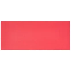 The Lakeside Collection Solid Color Kitchen Runner Rug Scarlet Red