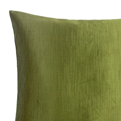 18"x18" Classic Olive Square Throw Pillow Dark Green - The Pillow Collection 4 18"x18" Classic Olive Square Throw Pillow Dark Green - The Pillow Collection - Image 2