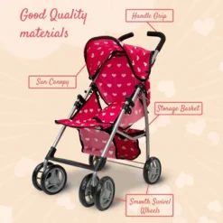 The New York Doll Collection 28 Inch Baby Doll Stroller -The Collective Goods GUEST 7f2ed7c8 2e30 42f3 a65d 5d88982f7fdf