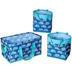 The Lakeside Collection Everyday Storage Bin Set 3 Pc. - Camper