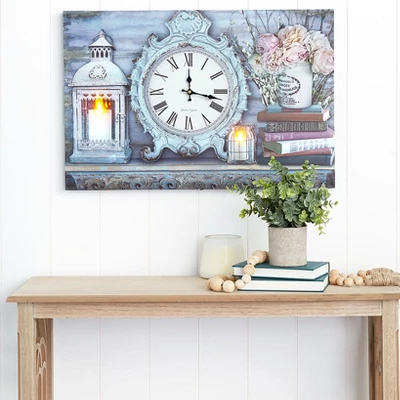 The Lakeside Collection Themed Lighted Wall Clocks - Candle 4 The Lakeside Collection Themed Lighted Wall Clocks - Candle - Image 2