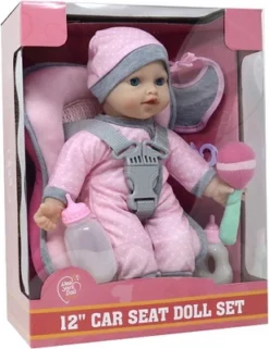 The New York Doll Collection 12 Inch Car Seat Doll Set -The Collective Goods GUEST 81f62e30 8fa7 42d3 b036 460ba5f2a20b