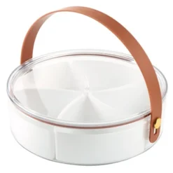 The Lakeside Collection Divided Snack Tray With Lid And Scoop -The Collective Goods GUEST 820c5872 7e01 4abd 8c3a 791fb79d9394