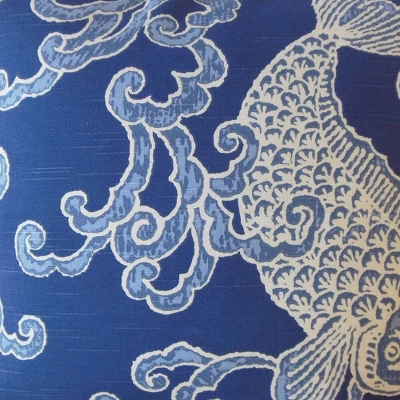 18"x18" Pisces Aegean Square Throw Pillow Blue - The Pillow Collection 3 18"x18" Pisces Aegean Square Throw Pillow Blue - The Pillow Collection