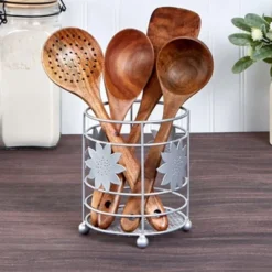 The Lakeside Collection Sunflower Kitchen Housewares Collection - Utensil Holder 9 The Lakeside Collection Sunflower Kitchen Housewares Collection - Utensil Holder -The Collective Goods GUEST 8867affa 76dd 4b92 903e 35e8cc302dab