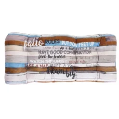 The Lakeside Collection Indoor/Outdoor Rules Collection - Patio Double Seat Cushion -The Collective Goods GUEST 8970c93f 8863 4145 aa5a bea4e8d6ca68