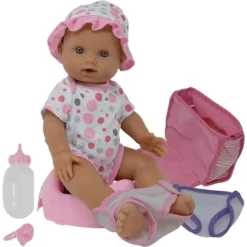 The New York Doll Collection 12 Inch Drink And Wet Potty Training Baby Doll -The Collective Goods GUEST 8a280ca8 fbf3 44c3 af31 944f9e67993b