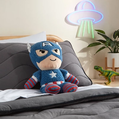 Marvel Captain America Kids' Pillow Buddy - The Marvel Collection By Pillowfort™ 3 Marvel Captain America Kids' Pillow Buddy - The Marvel Collection By Pillowfort™