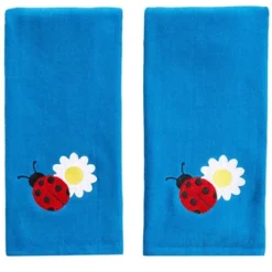 Ladybug Polka Dot Bath Collection - Set Of 2 Hand Towels