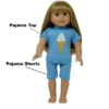 The New York Doll Collection Doll Four Pajamas Set