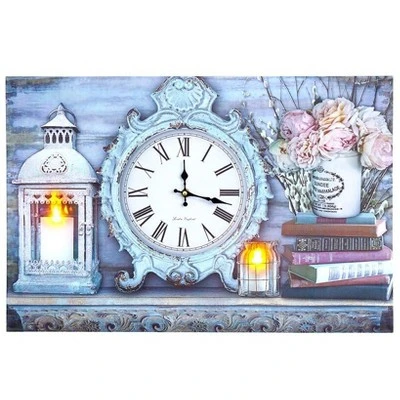 The Lakeside Collection Themed Lighted Wall Clocks - Candle 6 The Lakeside Collection Themed Lighted Wall Clocks - Candle - Image 4