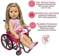 The New York Doll Collection Doll Wheelchair