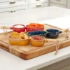The Lakeside Collection Individual Chip And Dip Servers - Individual Chip And Dip Server Mustard