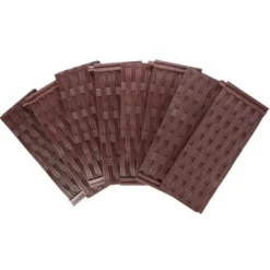 The Lakeside Collection 8-Pc. Adjustable Weaved Design Raised Garden Bed