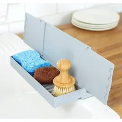 The Lakeside Collection Sink Splash Guard With Organizer -The Collective Goods GUEST 9be3b78a 150c 4f9a bb4c 538ac55d7c78