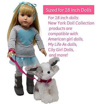 The New York Doll Collection 18 Inch Doll Plush Puppy Dog Accessories 3 The New York Doll Collection 18 Inch Doll Plush Puppy Dog Accessories
