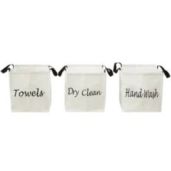 The Lakeside Collection Set Of 3 Storage Baskets - Printed
