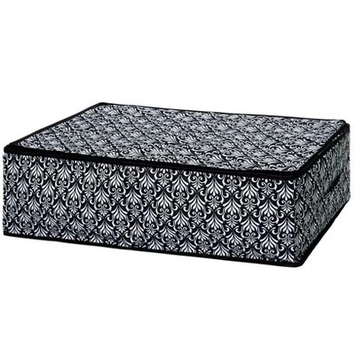 The Lakeside Collection Damask Bedroom Or Closet Storage Bin Organizer - Underbed Storage Bin 4 The Lakeside Collection Damask Bedroom Or Closet Storage Bin Organizer - Underbed Storage Bin - Image 2