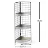 The Lakeside Collection 3-Tier Metal Corner Shelves