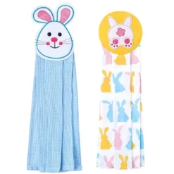 The Lakeside Collection Embroidered Kitchen Towels Bunny Peeps Set Of 2 -The Collective Goods GUEST a4aa17a8 4980 4a24 bb92 53b86124b2b4