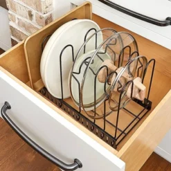 The Lakeside Collection Adjustable Pots And Pans Organizer -The Collective Goods GUEST a613d0e8 70b2 48b8 babf 3378fe2eef02