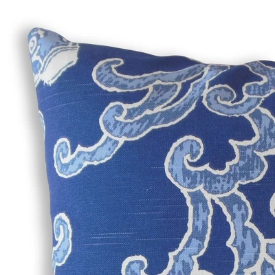 18"x18" Pisces Aegean Square Throw Pillow Blue - The Pillow Collection 4 18"x18" Pisces Aegean Square Throw Pillow Blue - The Pillow Collection - Image 2