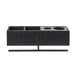 The Lakeside Collection Bathroom Shelf - Wall Shelf With Towel Bar -The Collective Goods GUEST a7f7239e d00c 4c2a a654 1a9c972ac7bc