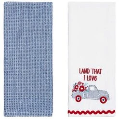 The Lakeside Collection Set Of 2 Embroidered Americana Kitchen Towels -The Collective Goods GUEST ac5eac3c eaa7 4400 81b5 5211e711ae71