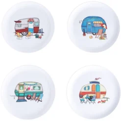 The Lakeside Collection Set Of 4 Melamine Plates - Camper 5 The Lakeside Collection Set Of 4 Melamine Plates - Camper -The Collective Goods GUEST b0de8278 552e 4985 a597 b9651294ca47