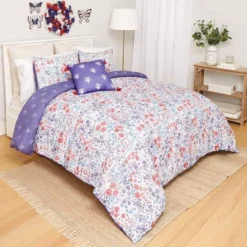 The Lakeside Collection Liberty Floral Comforter Set Or Pillow - King Comforter Set 3 Pieces -The Collective Goods GUEST b4f891b5 d02b 4f7c 8140 f20fe3fce3d3