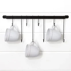 The Lakeside Collection Wall-Mounted Coffee Mug Rack -The Collective Goods GUEST b74c7315 71c0 4052 85f8 563556ca9ed2