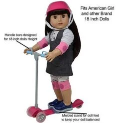The New York Doll Collection 18 Inch Doll Scooter & Helmet Set -The Collective Goods GUEST bb12c534 27ff 46d4 8562 38e8dd448a3e