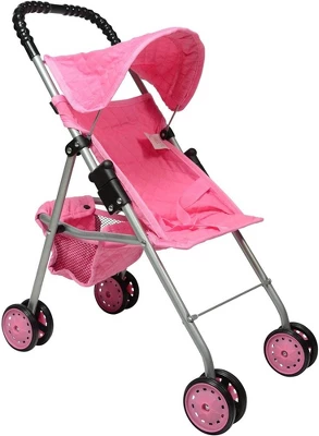 The New York Doll Collection Baby Doll Stroller - My First Toy Stroller For Kids 10 The New York Doll Collection Baby Doll Stroller - My First Toy Stroller For Kids - Image 8