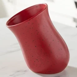 The Lakeside Collection Tilted Utensil Crocks - Red