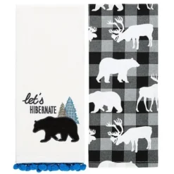 The Lakeside Collection Embroidered Kitchen Towels Lodge Themed Set Of 2 10 The Lakeside Collection Embroidered Kitchen Towels Lodge Themed Set Of 2 -The Collective Goods GUEST c4751a2f 097a 4a3e 84ce a1eb8d94be28