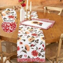 The Lakeside Collection Jacobean Sunflower Set Of 4 Placemats And Runner - Set Of 4 Placemats -The Collective Goods GUEST c5bd628a caa3 4373 b1de 0cb05ab00d9d