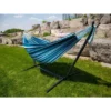 The Hamptons Collection 110” Blue Striped Brazilian Style Hammock With A Steel Hammock Stand -The Collective Goods GUEST c6dd3717 8869 4297 a95f 4829c919db58