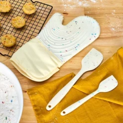 The Lakeside Collection Glove And Spatula Baking Set Silicone Confetti Print 15 The Lakeside Collection Glove And Spatula Baking Set Silicone Confetti Print -The Collective Goods GUEST cff8a96e cb5f 4be3 83e0 081aba3df012