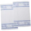 Blue Floral Set Of 2 Hand Towels 1 Blue Floral Set Of 2 Hand Towels -The Collective Goods GUEST d42bb583 fb31 4cb5 8f51 90a8122e786c