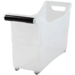 The Lakeside Collection Rolling Storage Bin With Wheels On The Bottom -The Collective Goods GUEST d86ea1d3 ff0a 4c27 ba13 1ece21af40af