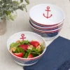 The Lakeside Collection Lake Melamine Dinnerware - Set Of 4 Salad Bowls -The Collective Goods GUEST d9932c9d 0ba4 4732 82f1 5d83acdbc01c
