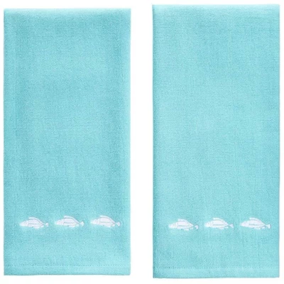 Tisa Fish Bath Set Of 2 Hand Towels 3 Tisa Fish Bath Set Of 2 Hand Towels