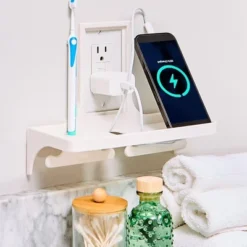 The Lakeside Collection Wall Outlet Cover Storage Shelf - Kitchen Or Bathroom -The Collective Goods GUEST e42feaf9 9af3 4518 946c 25554c615e96