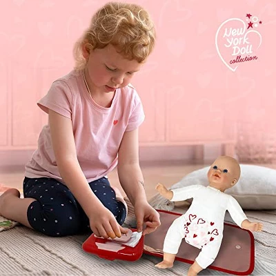 The New York Doll Collection Baby Doll Diaper Bag Set With Accessories 4 The New York Doll Collection Baby Doll Diaper Bag Set With Accessories - Image 2