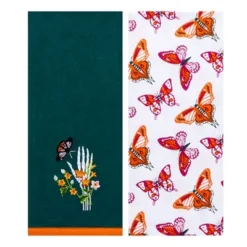 The Lakeside Collection Butterfly And Skeletons Embroidered Set Of 2 Kitchen Towels 9 The Lakeside Collection Butterfly And Skeletons Embroidered Set Of 2 Kitchen Towels -The Collective Goods GUEST e5af16ed 21a7 4581 94cf 064c6db5c1d6
